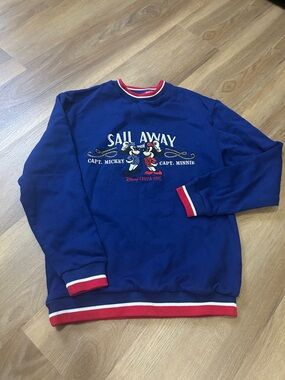 Disney 'Sail Away' Navy Crewneck Sweater